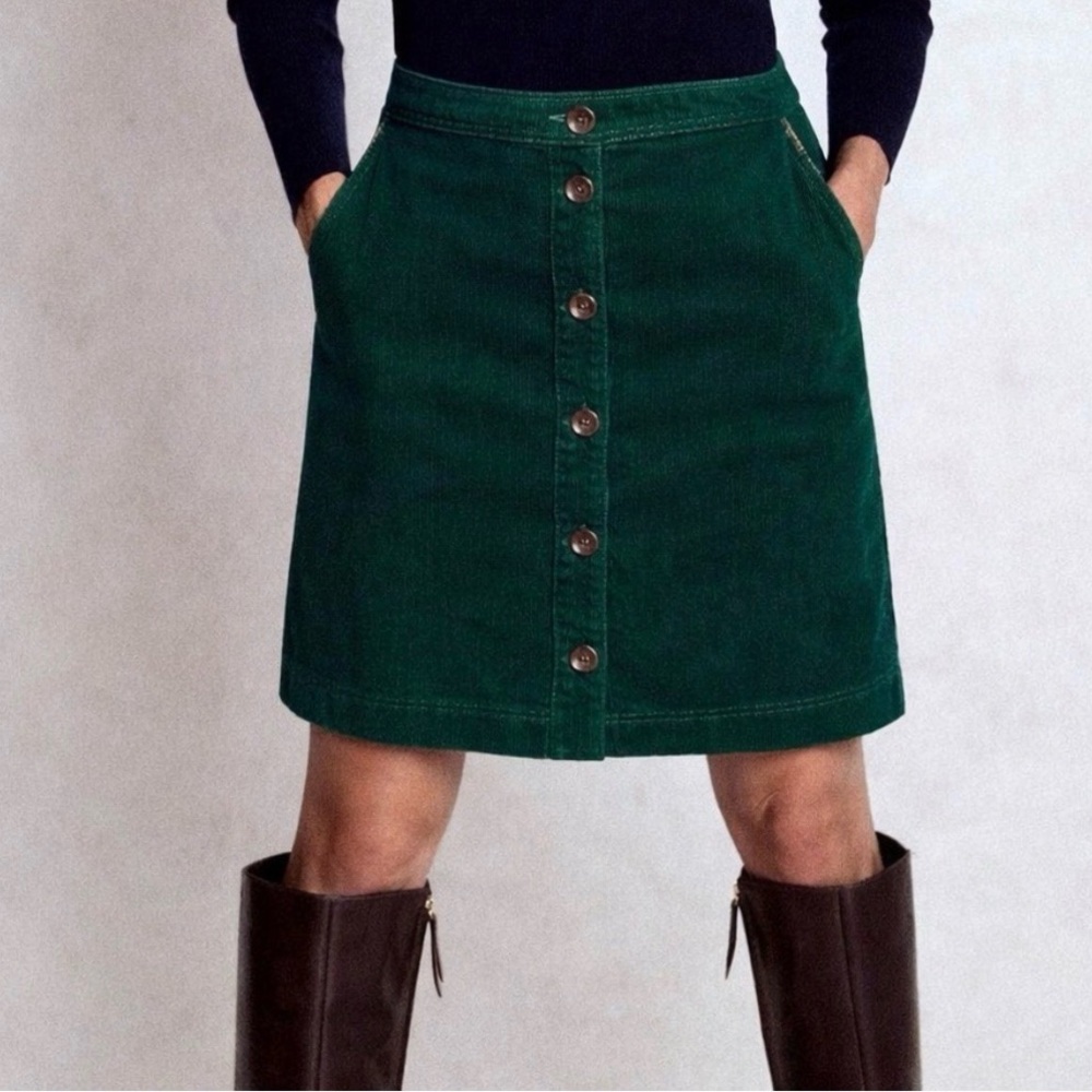 J. Crew Factory Teal Blue A-Line Skirt